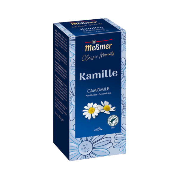 Meßmer Classic Moments Kamille, Kräutertee, Teebeutel im Kuvert, 2. Entnahmefach/displaytauglich, 37,5g
